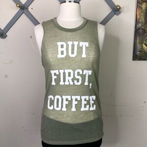 Fifth Sun Olive Green Graphic Tank